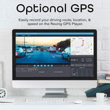 Rexing V1 Wi-Fi Car Dash Cam 2.4" LCD FHD 1080p 170° Wide Angle Dashboard Camera Recorder with G-Sensor, WDR, Loop Recording, Supercapacitor