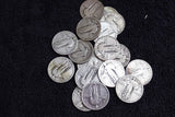 1923-1930 U.S. Standing Liberty Silver Quarter Dollar, (1-Coin) Strong Full Date (1/4) VG and better