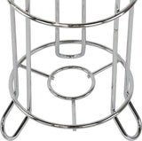 Simple Houseware Bathroom Toilet Tissue Paper Roll Storage Holder Stand, Chrome Finish