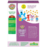 Earth's Best Organic Sesame Street Toddler Letter of the Day Cookies, Oatmeal Cinnamon, 5.3 oz. Box (Pack of 6)