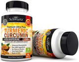 Turmeric Curcumin with Bioperine 1500mg. Highest Potency Available. Premium Pain Relief & Joint Support with 95% Standardized Curcuminoids