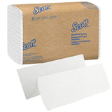 Scott Essential Multifold Paper Towels (01804) with Fast-Drying Absorbency Pockets, White, 16 Packs / Case, 250 Multifold Towels / Pack