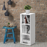 Furinno 3-Tier Open Shelf Bookcase, White 11003WH