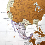Scratch The World Travel Map – Scratch Off World Map Poster – Most Detailed Cartography