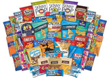 Ultimate Snack Assortment Care Package - Chips, Crackers, Cookies, Nuts, Bars - School, Work, Military or Home (50 Pack)
