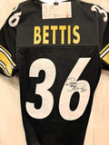 Jerome Bettis Pittsburgh Steelers Signed Autograph Custom Black Jersey JSA