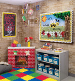 Pacon Fadeless Designs Bulletin Board Art Paper, 4-Feet by 50-Feet, Weathered Wood (56515)