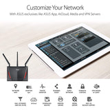 ASUS AC2900 WiFi Dual-band Gigabit Wireless Router with 1.8GHz Dual-core Processor
