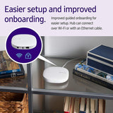 Samsung SmartThings Hub 3rd Generation [GP-U999SJVLGDA] Smart Home Automation Hub Home Monitoring Smart Devices - Alexa Google Home– White