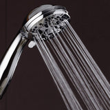 AquaDance High Pressure 6-Setting 3.5" Chrome Face Handheld Shower with Hose for the Ultimate Shower Experience! Officially Independently Tested