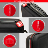 Nintendo Switch Carrying Case – Protective Deluxe Travel Case – Black Ballistic Nylon Exterior – Official Nintendo Licensed Product