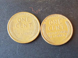 1909 VDB Lincoln Cent + 1909 P -- Set of 2 coins -- 1st Year of Issue -- Good to XF