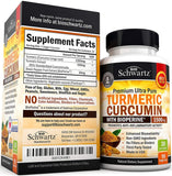 Turmeric Curcumin with Bioperine 1500mg. Highest Potency Available. Premium Pain Relief & Joint Support with 95% Standardized Curcuminoids