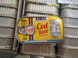 Cod Liver In Own Oil,4.3oz,10 pack