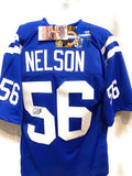 Quenton Nelson Indianapolis Colts Signed Autograph Blue Custom Jersey JSA