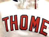 Jim Thome Cleveland Indians Signed Autograph Custom White Jersey Limited
