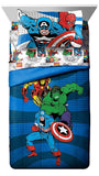 Jay Franco Marvel Comics Avengers Good Guys 4 Piece Twin Bed Set,