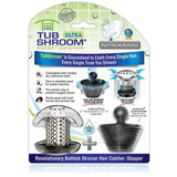 TubShroom Ultra Revolutionary Bath Tub Drain Protector Hair Catcher/Strainer/Snare, Stainless Steel