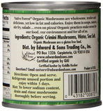 Native Forest Organic Sliced Crimini Mushrooms, 4 Ounce Cans (Pack of 12)