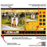 KODAK Film Scan Tool for PC and MAC – 5MP Digital Film Scanner Converts & Saves 35mm Film Negatives & Slides Directly on Your Computer with Capture