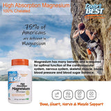 Doctor's Best High Absorption Magnesium Glycinate Lysinate, 100% Chelated, TRACCS, Not Buffered, Headaches, Sleep, Energy, Leg Cramps
