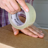 Grizzly Brand Clear Packing Tape Refill Rolls for Shipping, Moving, Packaging - True 2 inch x 65 Yards, 2.8mil Thick, 12 Rolls