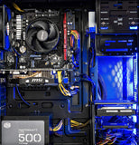 [Ryzen & GTX 1050 Ti Edition] SkyTech Shadow Gaming Computer Desktop PC Ryzen 1200 3.1GHz Quad-Core, GTX 1050 Ti 4GB, 8GB DDR4 2400, 1TB HDD
