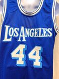 Jerry West Los Angeles Lakers Signed Autograph Rare Blue Custom Jersey JSA
