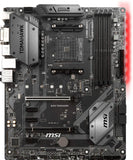 MSI Arsenal Gaming AMD Ryzen 1st and 2nd Gen AM4 M.2 USB 3 DDR4 DVI HDMI Crossfire ATX Motherboard (B450 Tomahawk)