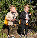 Outdoor Exploration Kit, Children’s Toy Binoculars, Flashlight, Compass, Whistle, Magnifying Glass, Backpack. Great Kids Gift Set for Camping, Hiking