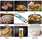 Kizen Instant Read Meat Thermometer - Best Waterproof Ultra Fast Thermometer with Backlight & Calibration. Kizen Digital Food Thermometer