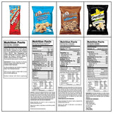 Sweet & Salty Snacks Variety Box, Mix of Cookies, Crackers, Chips & Nuts, 50 Count