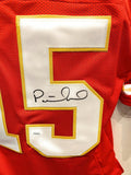 Patrick Mahomes Kansas City Chiefs Signed Autograph Red Custom Jersey JSA